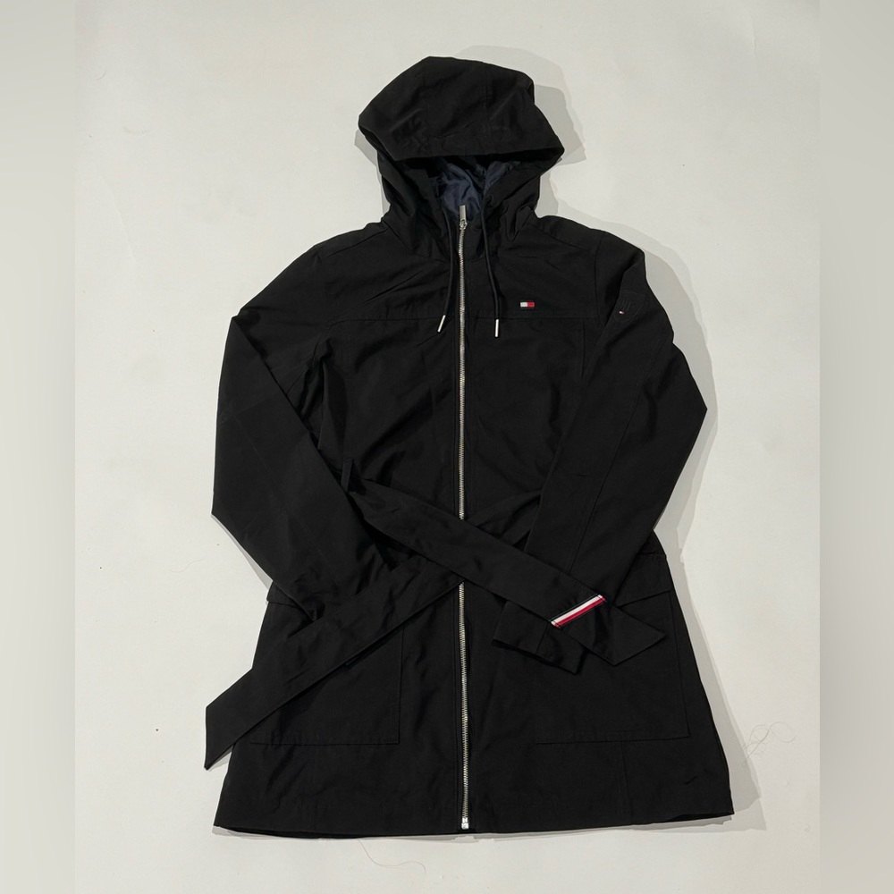 Tommy Hilfiger Hailey Belted long jacket size S